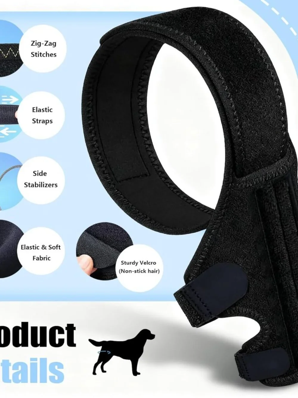 Dog Knee Brace for Torn ACL/CCL & Hind Leg Support